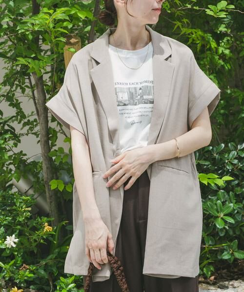 URBAN RESEARCH ITEMS / アーバンリサーチ アイテムズ ベスト | リネンライクジレ | 詳細9