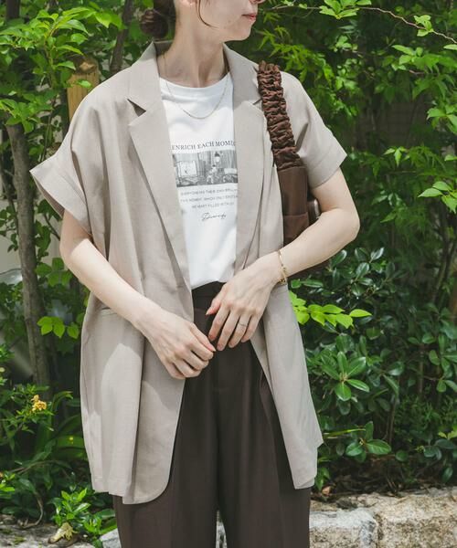 URBAN RESEARCH ITEMS / アーバンリサーチ アイテムズ ベスト | リネンライクジレ | 詳細10