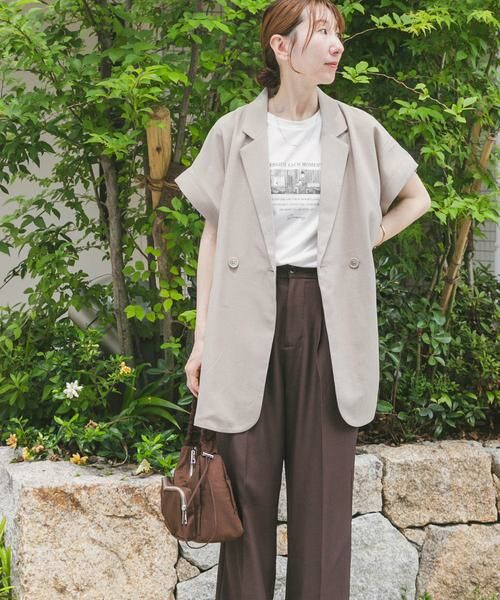 URBAN RESEARCH ITEMS / アーバンリサーチ アイテムズ ベスト | リネンライクジレ | 詳細12