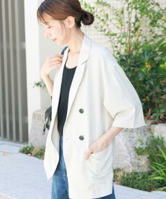 URBAN RESEARCH ITEMS / アーバンリサーチ アイテムズ その他アウター | リネンライクハーフスリーブジャケット