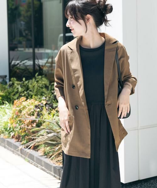 URBAN RESEARCH ITEMS / アーバンリサーチ アイテムズ その他アウター | リネンライクハーフスリーブジャケット | 詳細1