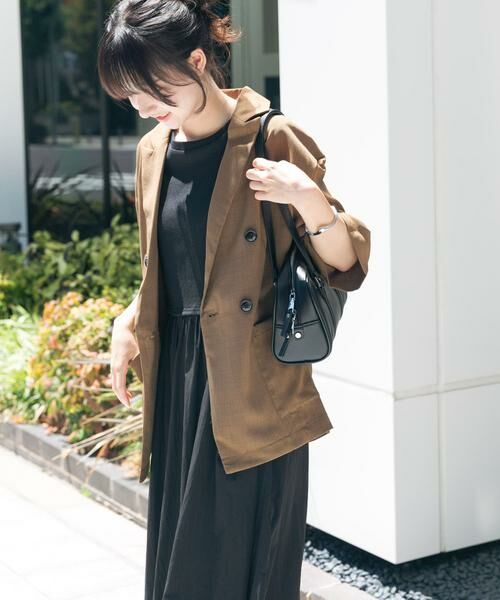 URBAN RESEARCH ITEMS / アーバンリサーチ アイテムズ その他アウター | リネンライクハーフスリーブジャケット | 詳細2