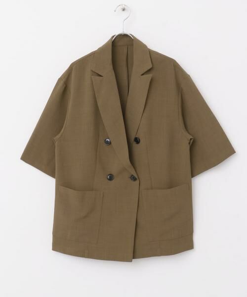 URBAN RESEARCH ITEMS / アーバンリサーチ アイテムズ その他アウター | リネンライクハーフスリーブジャケット | 詳細6