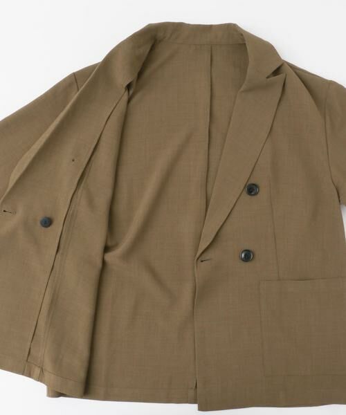 URBAN RESEARCH ITEMS / アーバンリサーチ アイテムズ その他アウター | リネンライクハーフスリーブジャケット | 詳細7