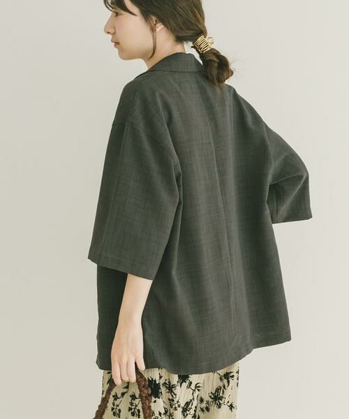 URBAN RESEARCH ITEMS / アーバンリサーチ アイテムズ その他アウター | リネンライクハーフスリーブジャケット | 詳細13