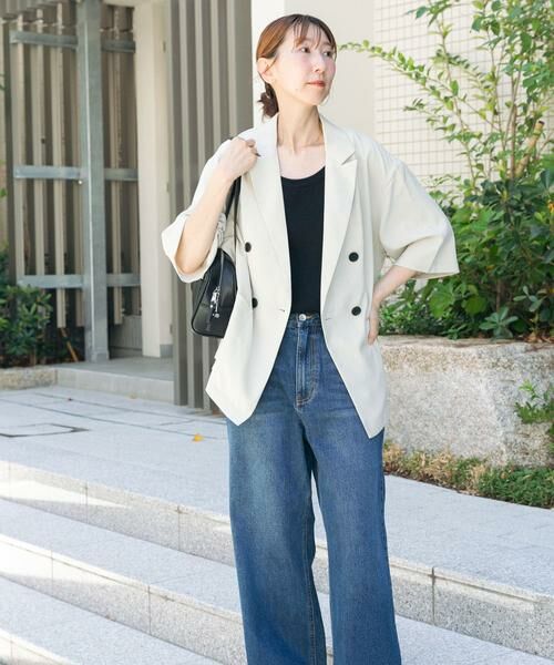 URBAN RESEARCH ITEMS / アーバンリサーチ アイテムズ その他アウター | リネンライクハーフスリーブジャケット | 詳細23