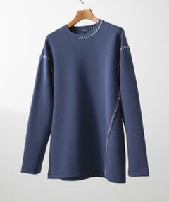 URBAN RESEARCH ITEMS / アーバンリサーチ アイテムズ Tシャツ | ブランケットステッチロングスリーブカットソー