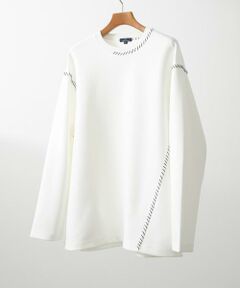 URBAN RESEARCH ITEMS / アーバンリサーチ アイテムズ Tシャツ | ブランケットステッチロングスリーブカットソー