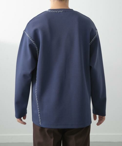 URBAN RESEARCH ITEMS / アーバンリサーチ アイテムズ Tシャツ | ブランケットステッチロングスリーブカットソー | 詳細10