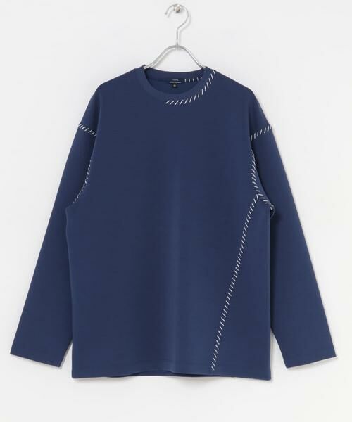 URBAN RESEARCH ITEMS / アーバンリサーチ アイテムズ Tシャツ | ブランケットステッチロングスリーブカットソー | 詳細11