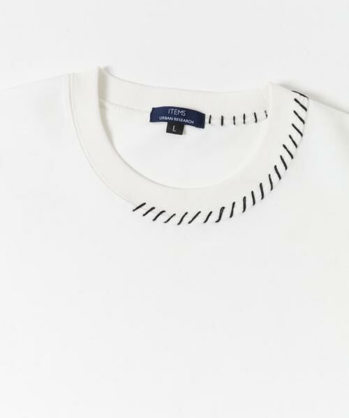 URBAN RESEARCH ITEMS / アーバンリサーチ アイテムズ Tシャツ | ブランケットステッチロングスリーブカットソー | 詳細25