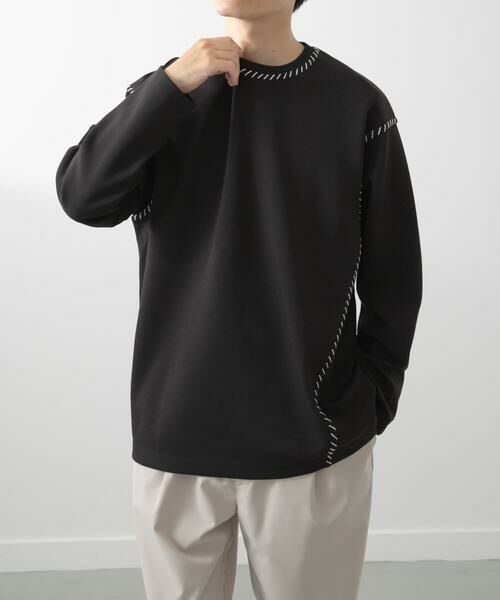 URBAN RESEARCH ITEMS / アーバンリサーチ アイテムズ Tシャツ | ブランケットステッチロングスリーブカットソー | 詳細29
