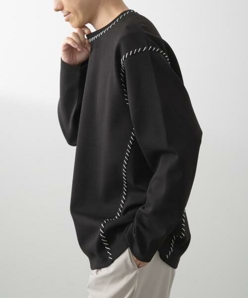 URBAN RESEARCH ITEMS / アーバンリサーチ アイテムズ Tシャツ | ブランケットステッチロングスリーブカットソー | 詳細30