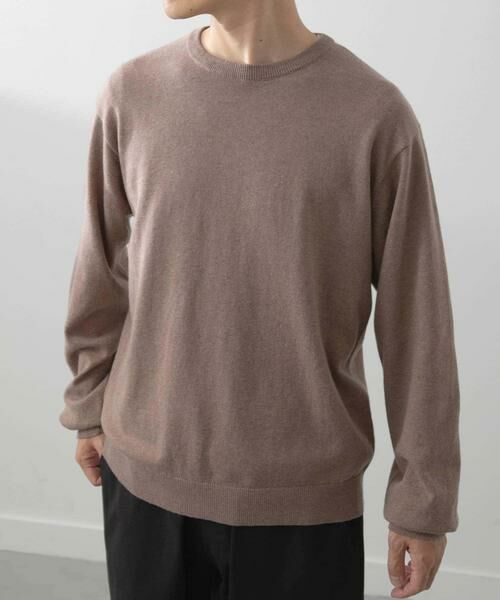 URBAN RESEARCH ITEMS / アーバンリサーチ アイテムズ ニット・セーター | カシミヤ×コットンクルーネックセーター | 詳細13