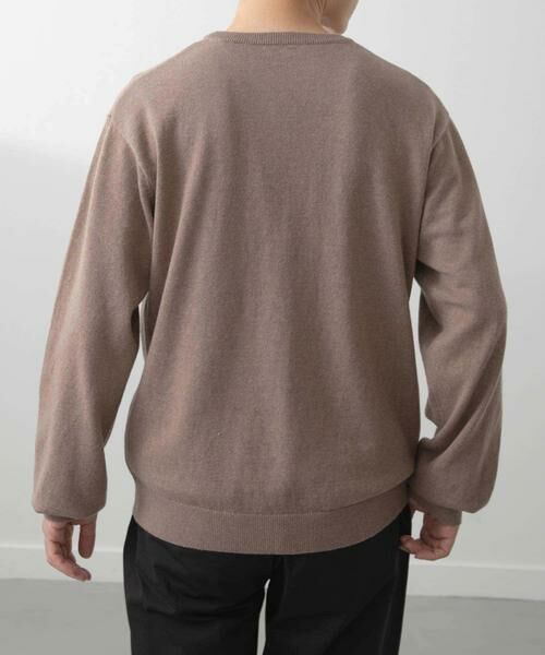 URBAN RESEARCH ITEMS / アーバンリサーチ アイテムズ ニット・セーター | カシミヤ×コットンクルーネックセーター | 詳細15