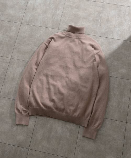 URBAN RESEARCH ITEMS/アーバンリサーチ アイテムズ カシミヤ×コットンハイネック セーター モカ L