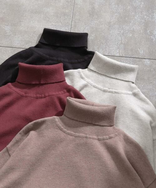 URBAN RESEARCH ITEMS / アーバンリサーチ アイテムズ ニット・セーター | カシミヤ×コットンハイネック セーター | 詳細30