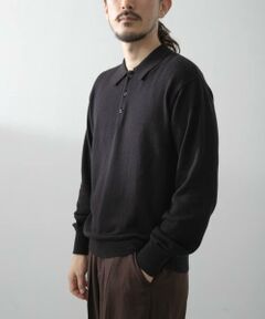 URBAN RESEARCH ITEMS / アーバンリサーチ アイテムズ ニット・セーター | カシミヤ×コットンポロセーター