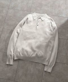 URBAN RESEARCH ITEMS / アーバンリサーチ アイテムズ ニット・セーター | カシミヤ×コットンポロセーター