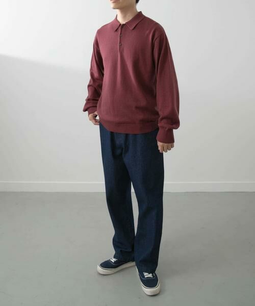 URBAN RESEARCH ITEMS / アーバンリサーチ アイテムズ ニット・セーター | カシミヤ×コットンポロセーター | 詳細10
