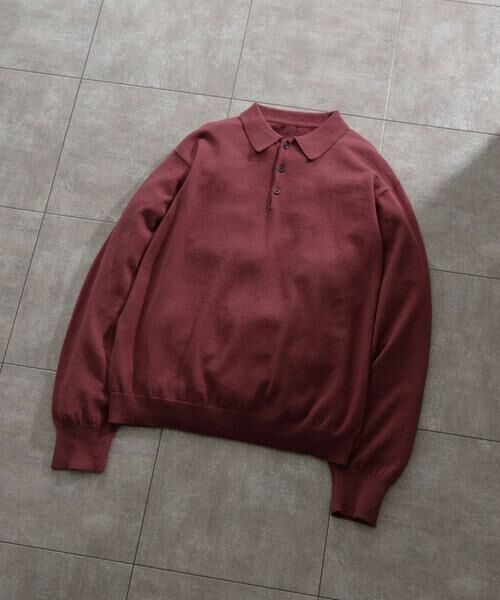 URBAN RESEARCH ITEMS / アーバンリサーチ アイテムズ ニット・セーター | カシミヤ×コットンポロセーター | 詳細11