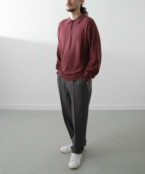 URBAN RESEARCH ITEMS / アーバンリサーチ アイテムズ ニット・セーター | カシミヤ×コットンポロセーター | 詳細4