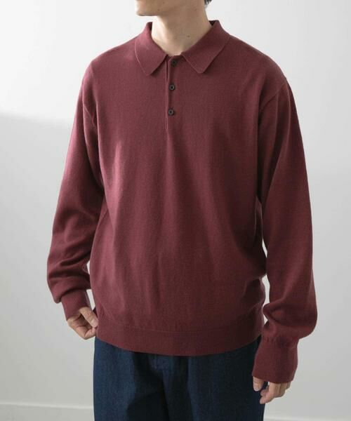 URBAN RESEARCH ITEMS / アーバンリサーチ アイテムズ ニット・セーター | カシミヤ×コットンポロセーター | 詳細5