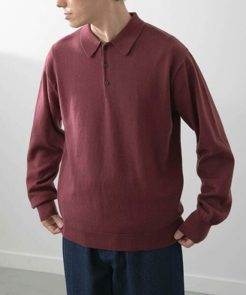 URBAN RESEARCH ITEMS / アーバンリサーチ アイテムズ ニット・セーター | カシミヤ×コットンポロセーター | 詳細6