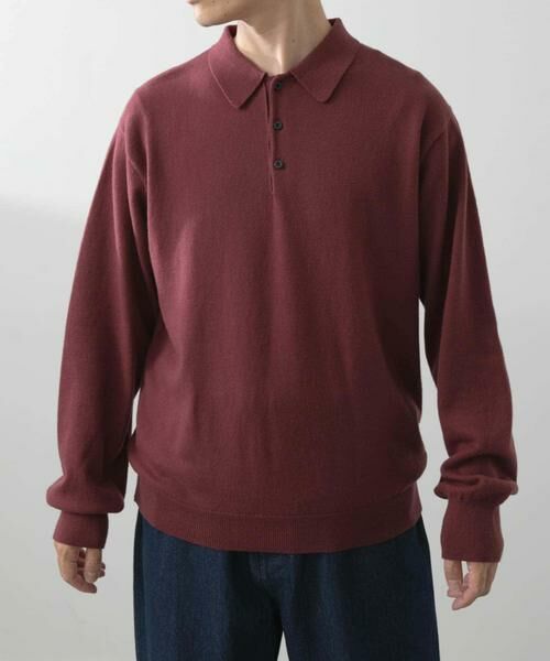 URBAN RESEARCH ITEMS / アーバンリサーチ アイテムズ ニット・セーター | カシミヤ×コットンポロセーター | 詳細7