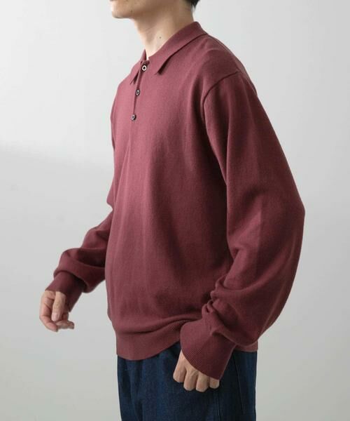 URBAN RESEARCH ITEMS / アーバンリサーチ アイテムズ ニット・セーター | カシミヤ×コットンポロセーター | 詳細8