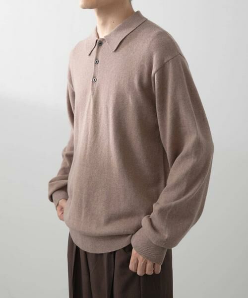 URBAN RESEARCH ITEMS / アーバンリサーチ アイテムズ ニット・セーター | カシミヤ×コットンポロセーター | 詳細16