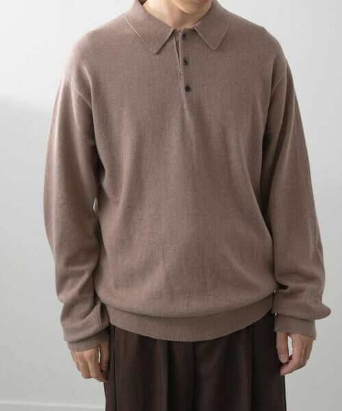 URBAN RESEARCH ITEMS / アーバンリサーチ アイテムズ ニット・セーター | カシミヤ×コットンポロセーター | 詳細18