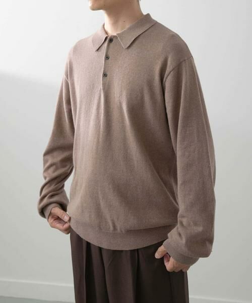 URBAN RESEARCH ITEMS / アーバンリサーチ アイテムズ ニット・セーター | カシミヤ×コットンポロセーター | 詳細19
