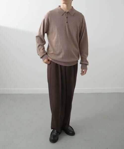 URBAN RESEARCH ITEMS / アーバンリサーチ アイテムズ ニット・セーター | カシミヤ×コットンポロセーター | 詳細20