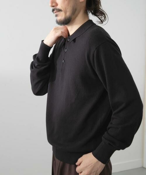 URBAN RESEARCH ITEMS / アーバンリサーチ アイテムズ ニット・セーター | カシミヤ×コットンポロセーター | 詳細24