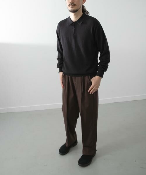 URBAN RESEARCH ITEMS / アーバンリサーチ アイテムズ ニット・セーター | カシミヤ×コットンポロセーター | 詳細28