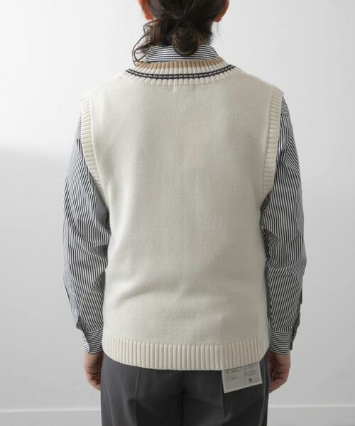 URBAN RESEARCH ITEMS / アーバンリサーチ アイテムズ ベスト | ウール混チルデンVネックニットベスト | 詳細6