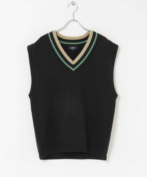 URBAN RESEARCH ITEMS / アーバンリサーチ アイテムズ ベスト | ウール混チルデンVネックニットベスト | 詳細13