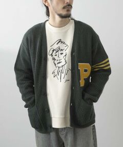 URBAN RESEARCH ITEMS / アーバンリサーチ アイテムズ カーディガン・ボレロ | ウール混サガラ刺繍カーディガン