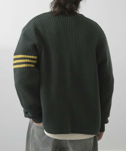 URBAN RESEARCH ITEMS / アーバンリサーチ アイテムズ カーディガン・ボレロ | ウール混サガラ刺繍カーディガン | 詳細2