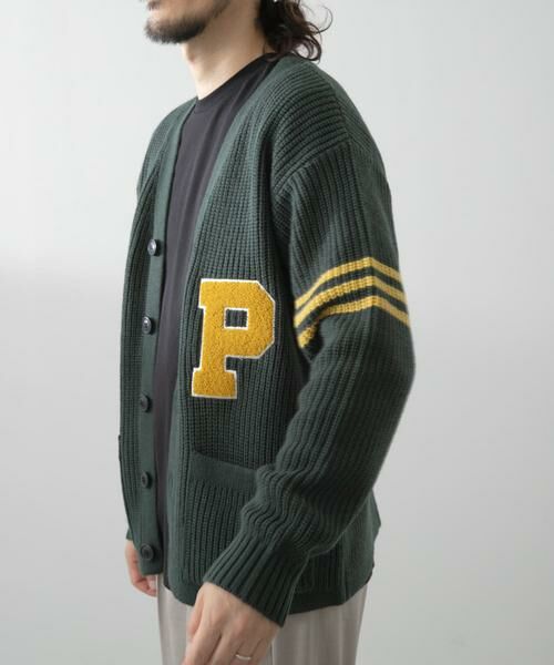 URBAN RESEARCH ITEMS / アーバンリサーチ アイテムズ カーディガン・ボレロ | ウール混サガラ刺繍カーディガン | 詳細4