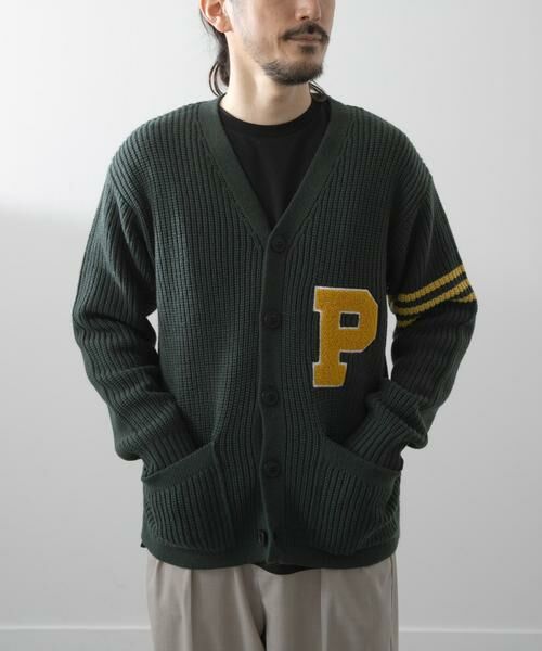 URBAN RESEARCH ITEMS / アーバンリサーチ アイテムズ カーディガン・ボレロ | ウール混サガラ刺繍カーディガン | 詳細5