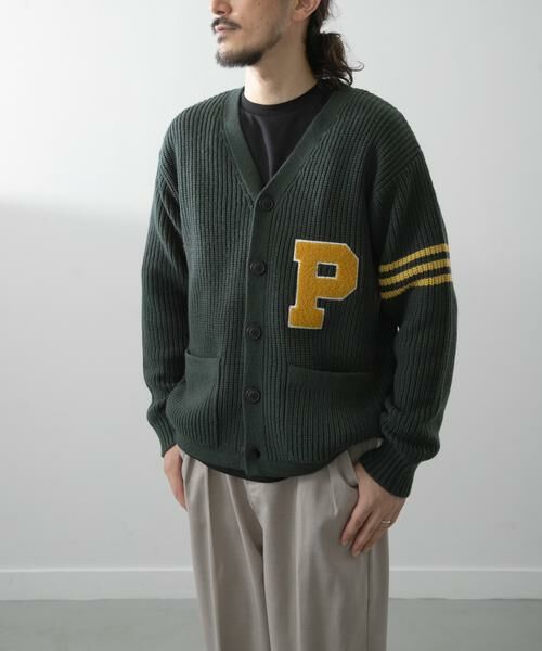 URBAN RESEARCH ITEMS / アーバンリサーチ アイテムズ カーディガン・ボレロ | ウール混サガラ刺繍カーディガン | 詳細6