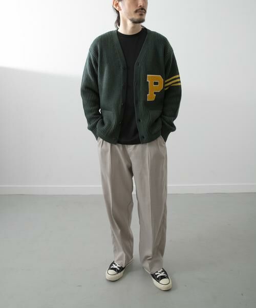 URBAN RESEARCH ITEMS / アーバンリサーチ アイテムズ カーディガン・ボレロ | ウール混サガラ刺繍カーディガン | 詳細8