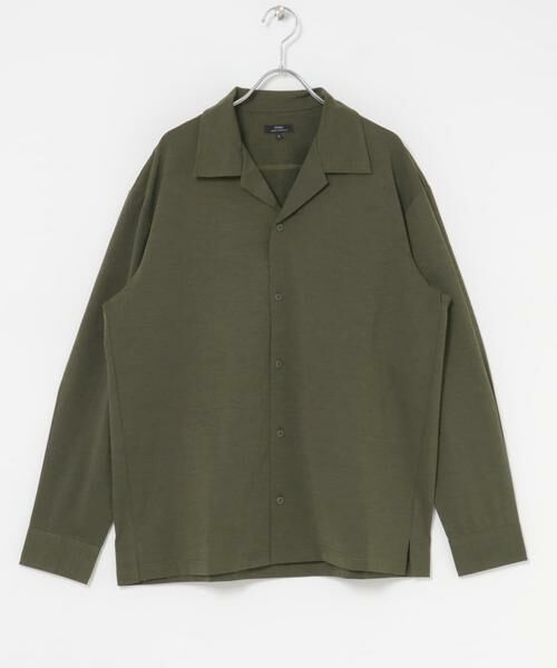 URBAN RESEARCH ITEMS / アーバンリサーチ アイテムズ シャツ・ブラウス | ペーパータッチオープンカラーシャツ | 詳細5