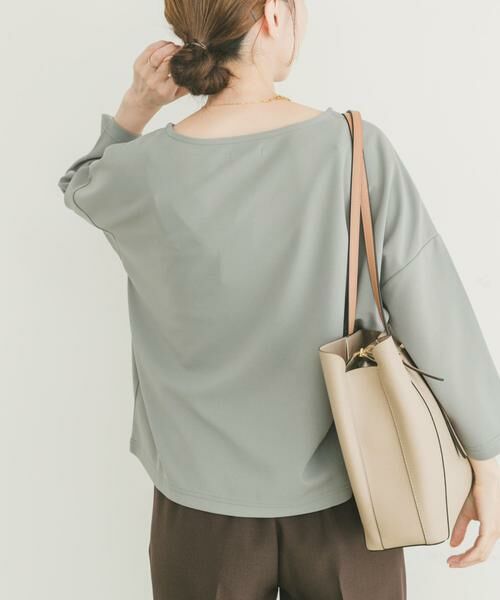 URBAN RESEARCH ITEMS / アーバンリサーチ アイテムズ Tシャツ | カットジョーゼット7分袖プルオーバー | 詳細2