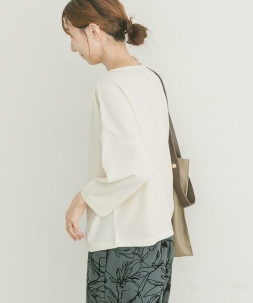 URBAN RESEARCH ITEMS / アーバンリサーチ アイテムズ Tシャツ | カットジョーゼット7分袖プルオーバー | 詳細10