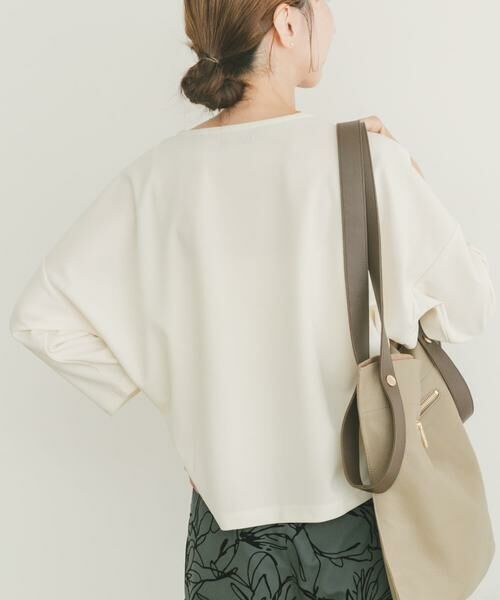 URBAN RESEARCH ITEMS / アーバンリサーチ アイテムズ Tシャツ | カットジョーゼット7分袖プルオーバー | 詳細11