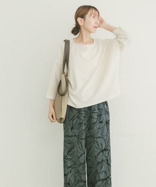 URBAN RESEARCH ITEMS / アーバンリサーチ アイテムズ Tシャツ | カットジョーゼット7分袖プルオーバー | 詳細12