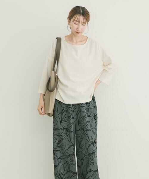 URBAN RESEARCH ITEMS / アーバンリサーチ アイテムズ Tシャツ | カットジョーゼット7分袖プルオーバー | 詳細13